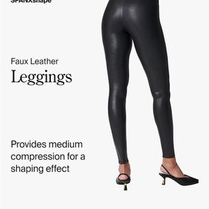 SPANX  Faux Leather Leggings